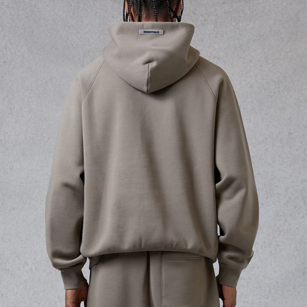 ESSENTIALS fear of god Hoodie in Taupe / Beige | Large | Great Condition | - Picture 6 of 10